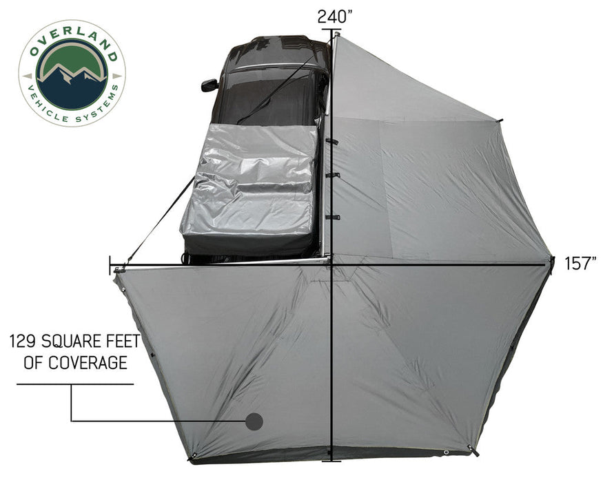 OVS Nomadic Awning 270 Passenger Side - Dark Gray Cover 19529907