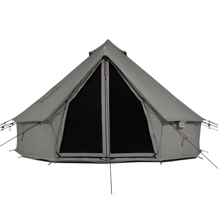 White Duck 13' Regatta Bell Tent Fire Water Repellent / Forest Green