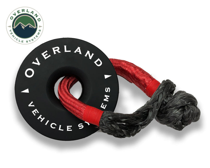OVS Combo Pack Soft Shackle 5/8" & Recovery Ring 6.25" Black 19-6580
