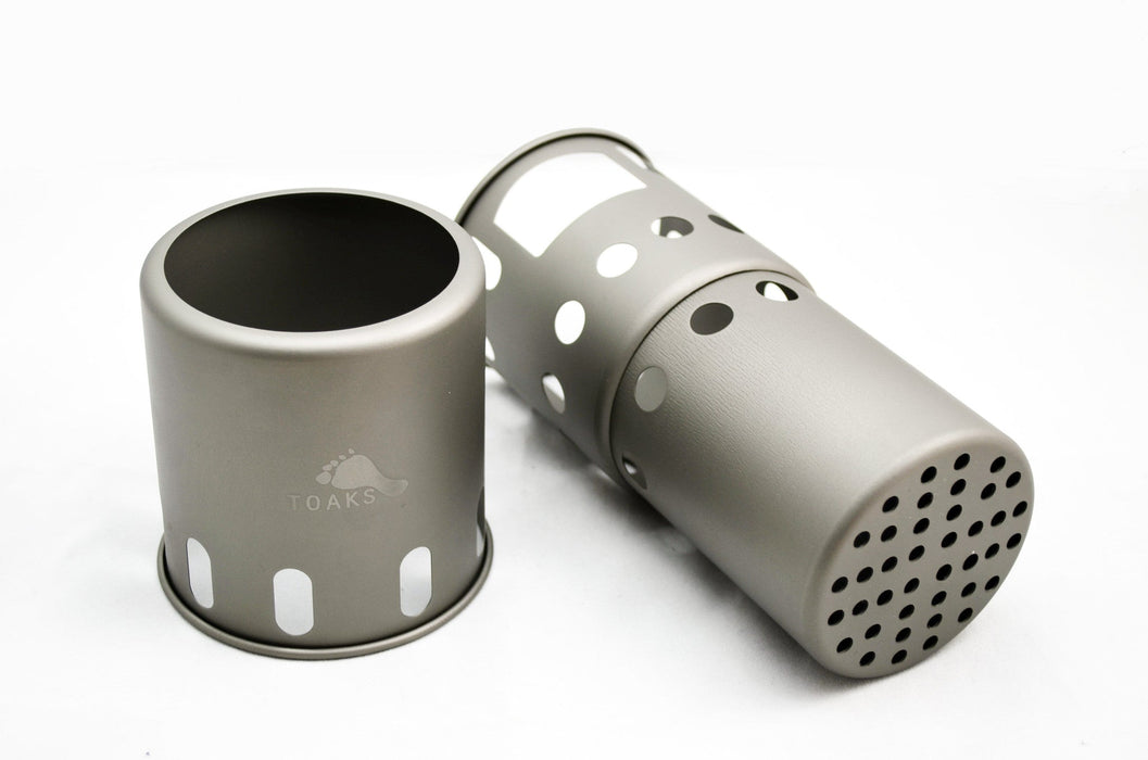 TOAKS Titanium Backpacking Wood Burning Stove (Small)