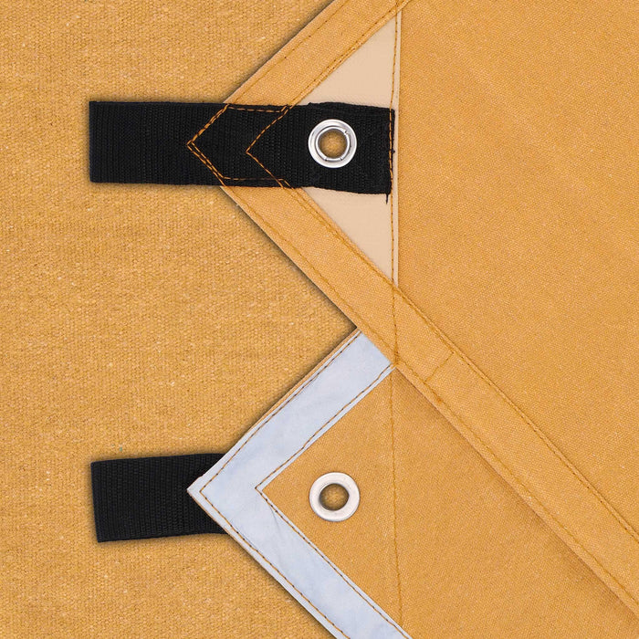 white duck canvas tarp 18 oz. 100% Cotton Canvas Tarp 6’ x 8’ / Tan