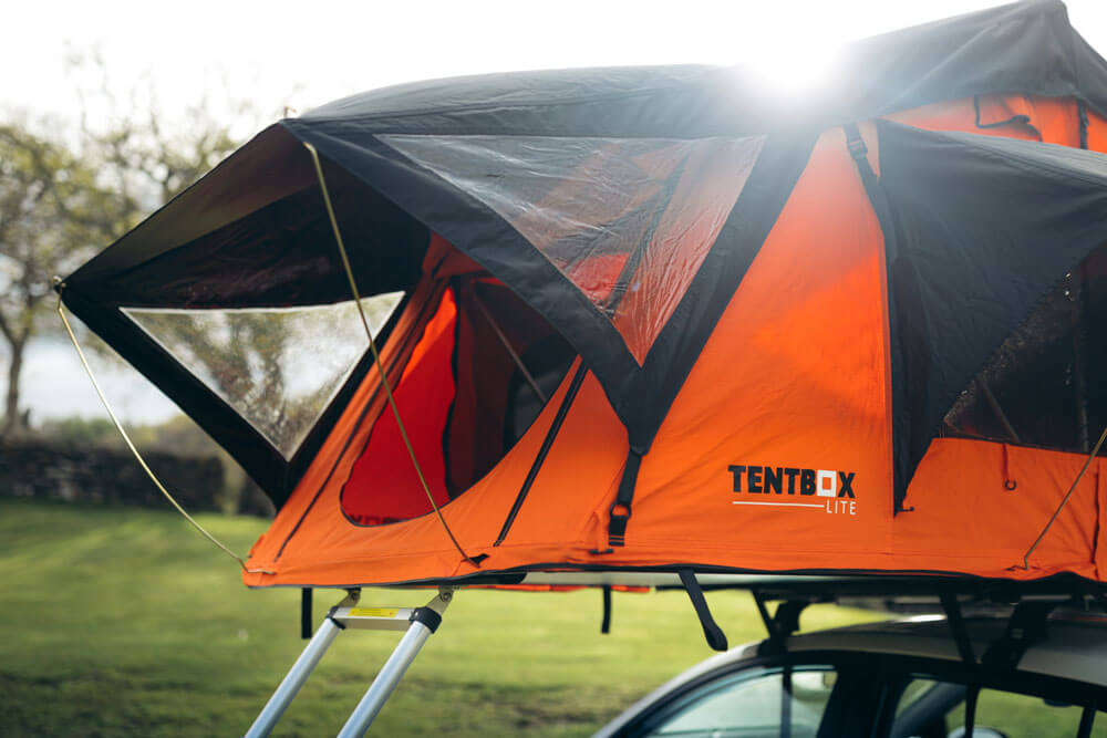 tent box awning TentBox Lite 1.0 Lightweight Rooftop Tent, 4-Season Easy Setup — Green Gear Store