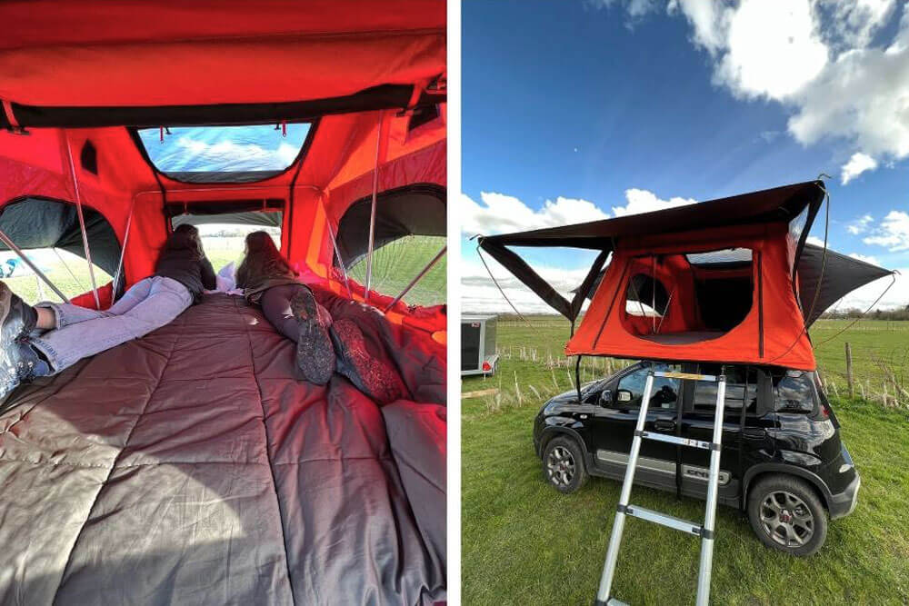 tent box price TentBox Lite 1.0 Lightweight Rooftop Tent, 4-Season Easy Setup — Green Gear Store