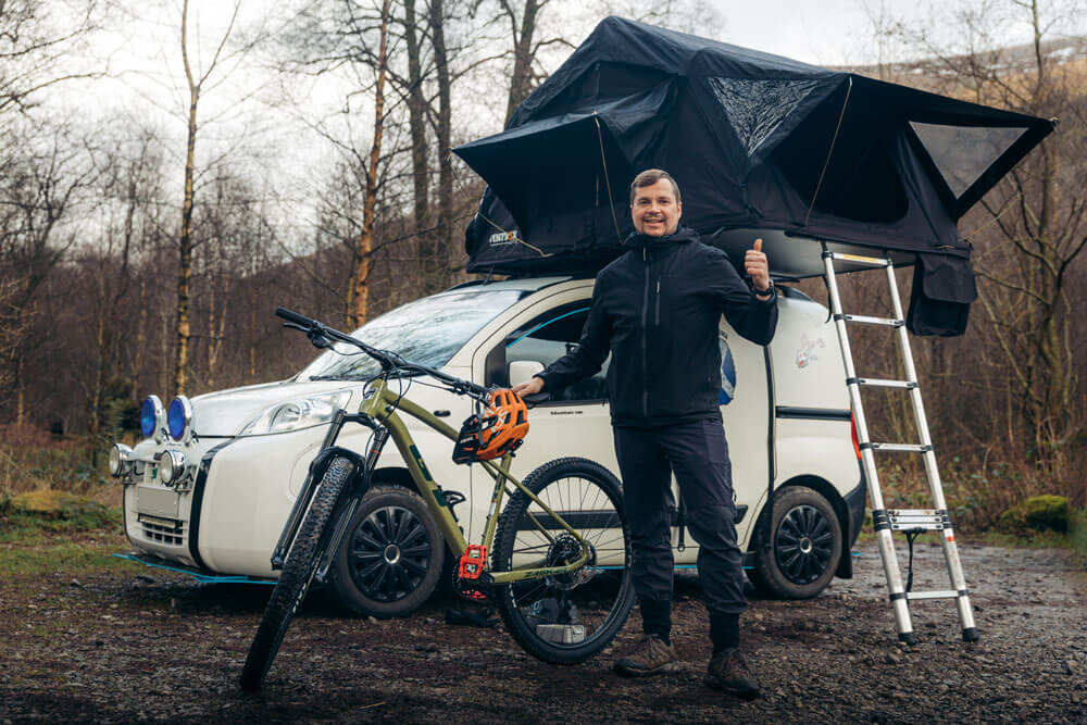 TentBox Lite 1.0 Lightweight Truck Rooftop Tent, 4-Season