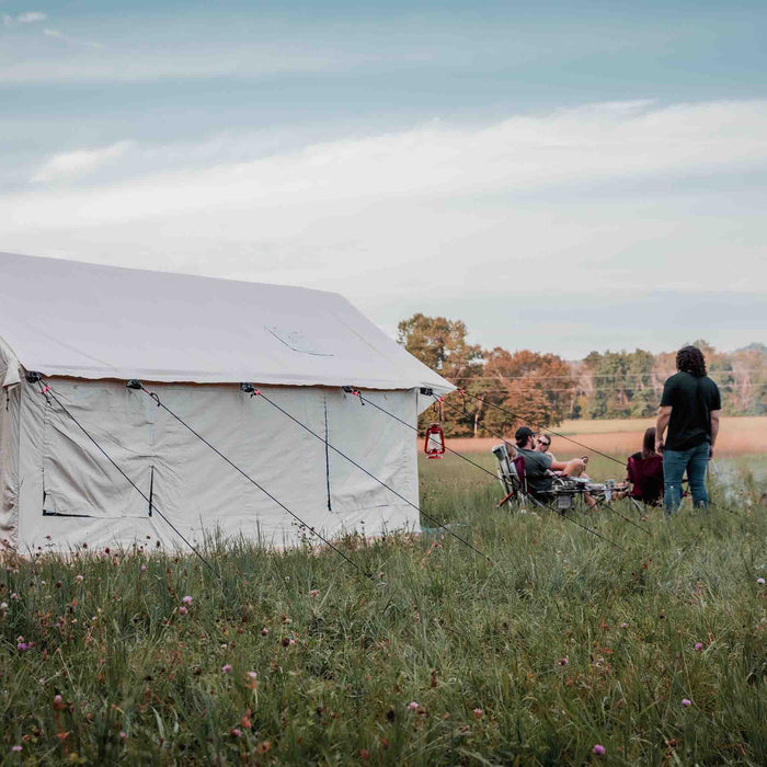 White Duck 14'x16' Alpha Wall Tent, Canvas Camping & Hunting Tent